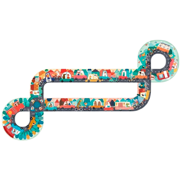 Puzzle Londji Beep! Beep! 3+/ Numărul de piese: 48 photo 1