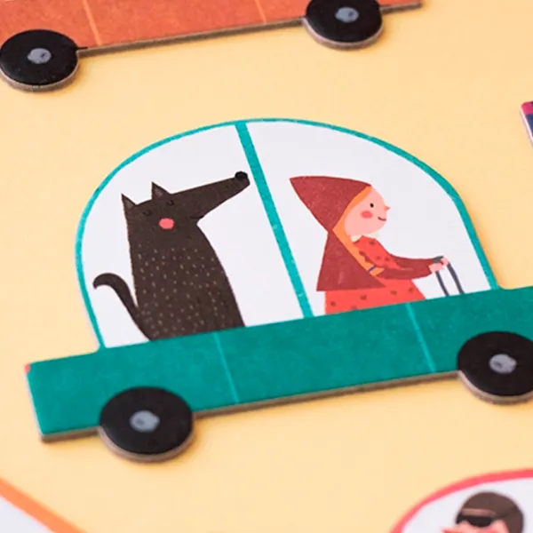 Puzzle Londji Beep! Beep! 3+/ Numărul de piese: 48 photo 3