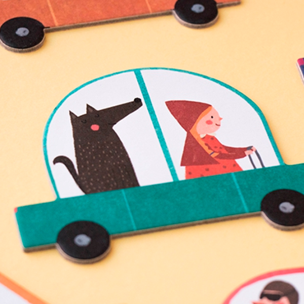 Puzzle Londji Beep! Beep! 3+/ Numărul de piese: 48 photo 3