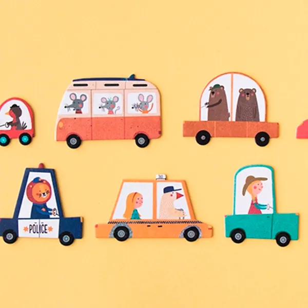 Puzzle Londji Beep! Beep! 3+/ Numărul de piese: 48 photo 4