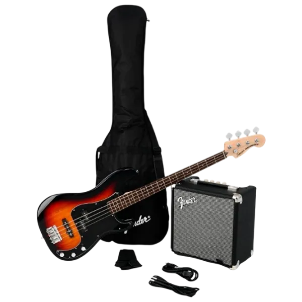 Chitară bas electrică Fender Squier Affinity Series Precision PJ LF Pack Bass 4/4,  photo 1