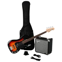Chitară bas electrică Fender Squier Affinity Series Precision PJ LF Pack Bass 4/4, 
