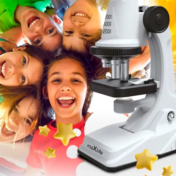 Микроскоп Maxlife MXMS-100  6+ / Черный Белый photo 5