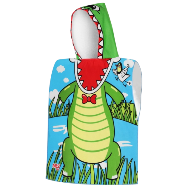 Детское полотенце Nils Crocodile 120 x 60 см / Полиэстер / Зеленый photo 1
