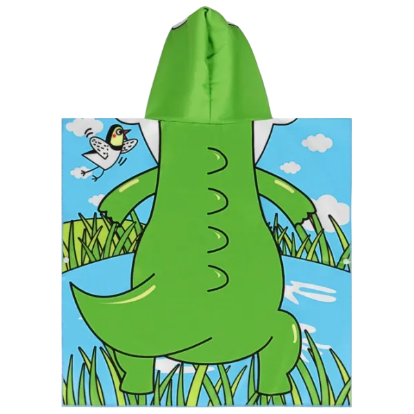 Детское полотенце Nils Crocodile 120 x 60 см / Полиэстер / Зеленый photo 2