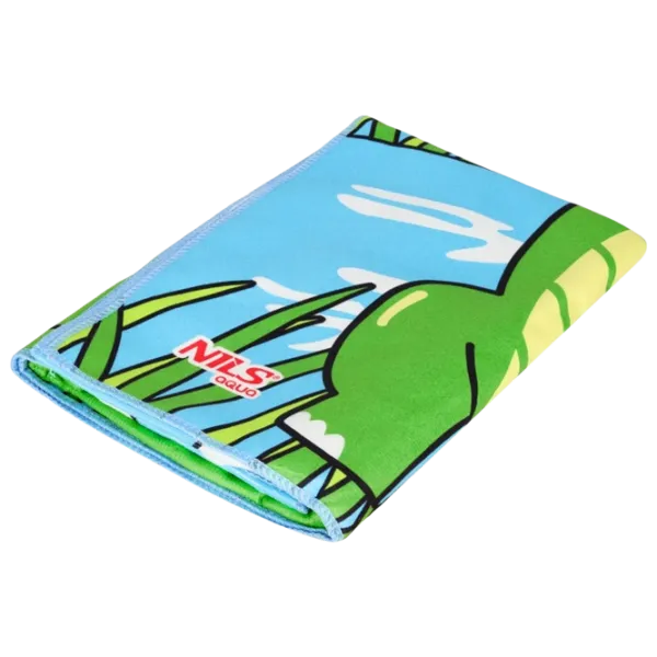 Детское полотенце Nils Crocodile 120 x 60 см / Полиэстер / Зеленый photo 3