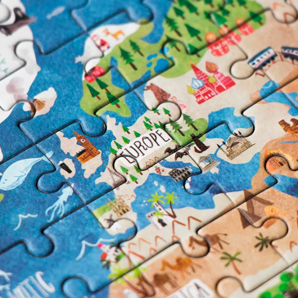 Puzzle Londji Discover the World 6+/ Numărul de piese: 100 photo 3