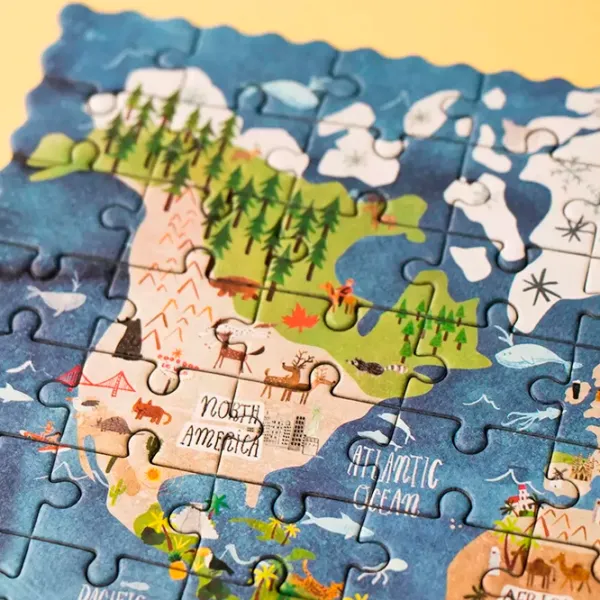 Puzzle Londji Discover the World 6+/ Numărul de piese: 100 photo 4