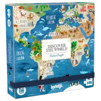 Puzzle Londji Discover the World 6+/ Numărul de piese: 100 photo 5