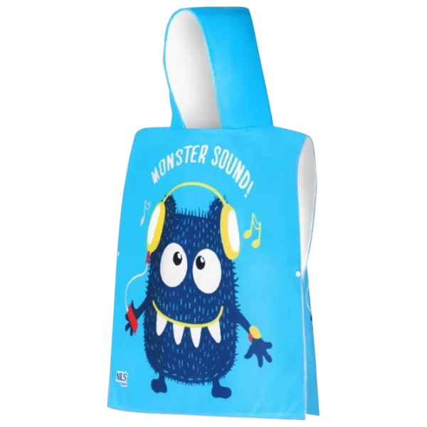 Детское полотенце Nils Monster 120 x 60 см / Полиэстер / Синий photo 1