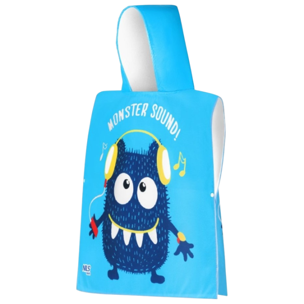 Детское полотенце Nils Monster 120 x 60 см / Полиэстер / Синий photo 1