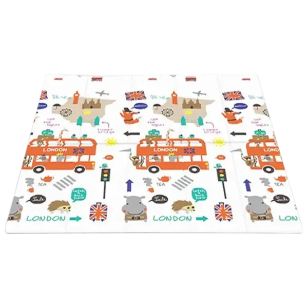 Covoraş pentru joc 4Play Forest Animals (2002014132249) 0+/ Dreptunghiular/ Multicolor photo 2