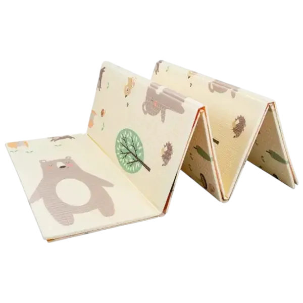 Covoraş pentru joc 4Play Forest Animals (2002014132249) 0+/ Dreptunghiular/ Multicolor photo 4