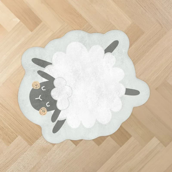 Covoraş pentru joc KikkaBoo Sleepy Sheep (1215954) 0+/ Oval/ Gray photo 2
