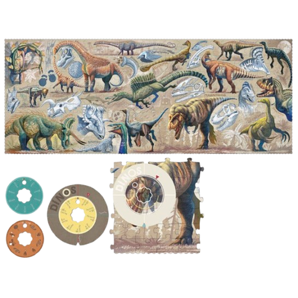 Puzzle Londji Dinos Explorer 8+/ Numărul de piese: 350 photo 1