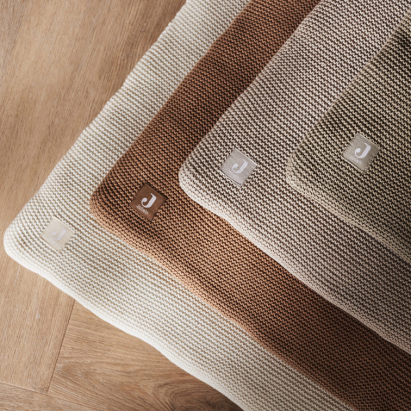 Covoraş pentru joc Jollein Basic Knit (017-513-65360) 0+/ Dreptunghiular/ Nougat photo 4