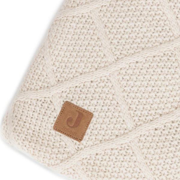 Covoraş pentru joc Jollein Check Knit (017-512-68038) 0+/ Dreptunghiular/ Oatmeal photo 3