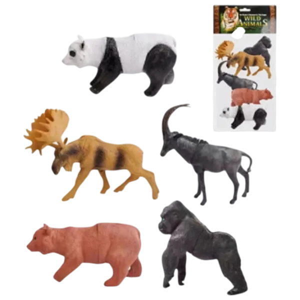 Figurine Optmarket Animale sălbatice 3+ / Multicolor photo 1