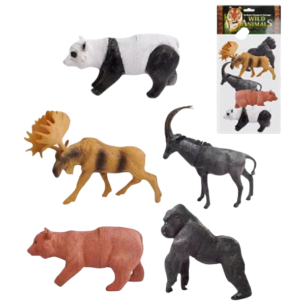 Figurine Optmarket Animale sălbatice 3+ / Multicolor photo 1