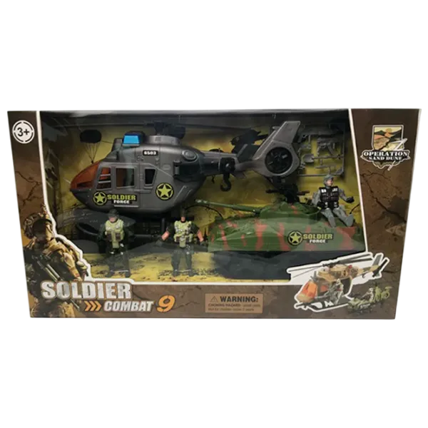 Игровой набор ChiToys Soldier Combat 69210 3+ / Серый Хаки photo 1