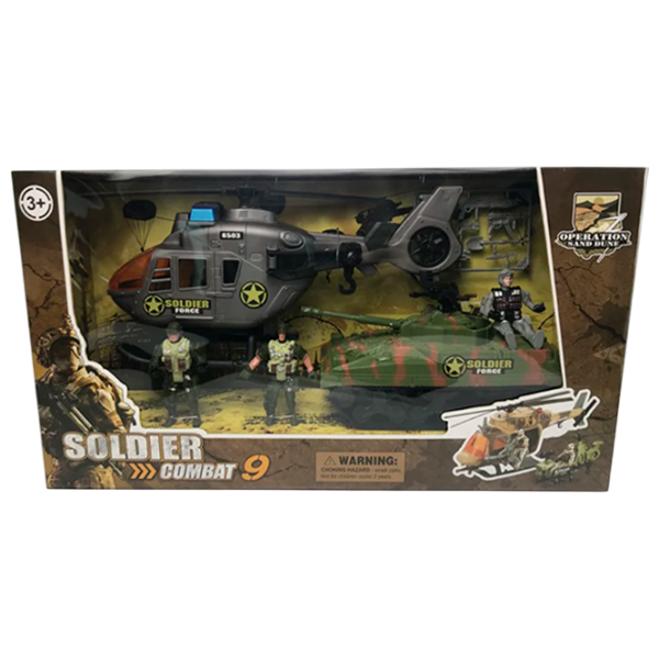 Игровой набор ChiToys Soldier Combat 69210 3+ / Серый Хаки photo 1