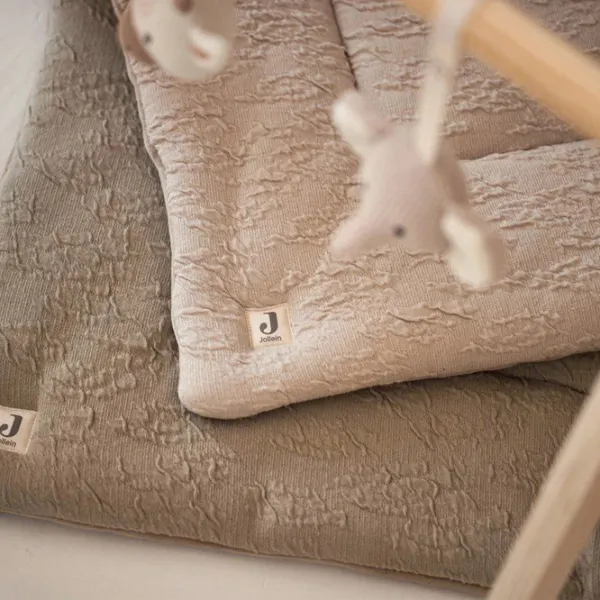 Covoraş pentru joc Jollein Soft Waves (017-571-67052) 0+/ Pătrat/ Green photo 2