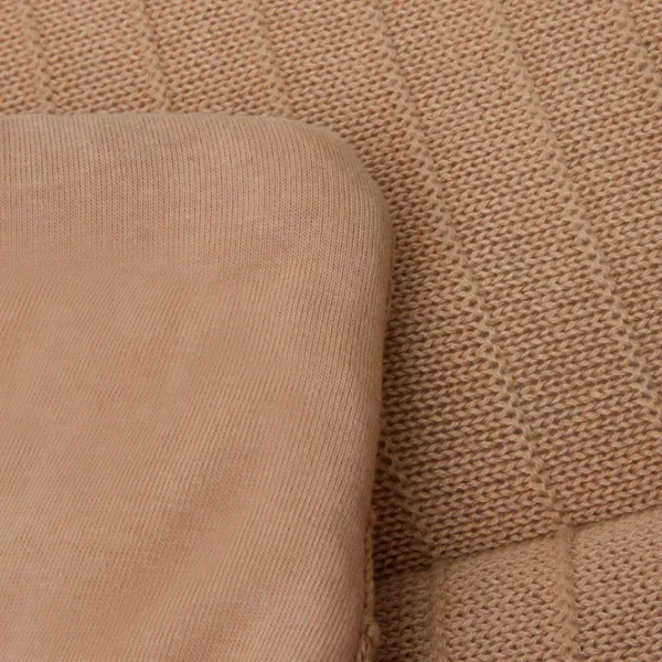 Covoraş pentru joc Jollein Pure Knit (017-512-67012) 0+/ Pătrat/ Biscuit photo 4