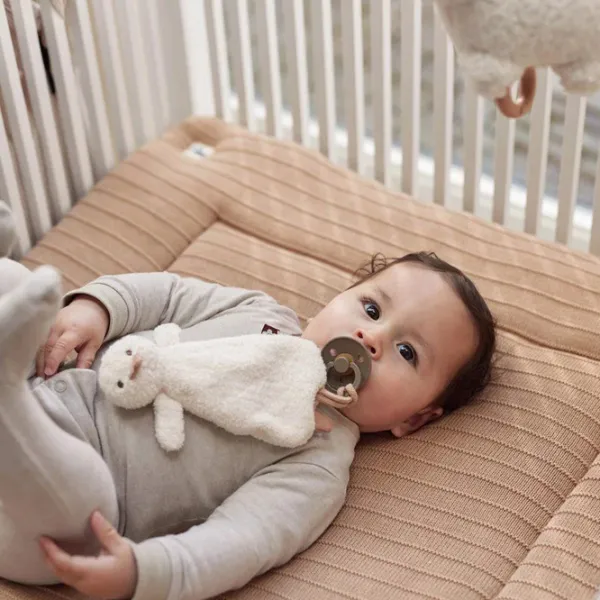 Covoraş pentru joc Jollein Pure Knit (017-512-67012) 0+/ Pătrat/ Biscuit photo 5