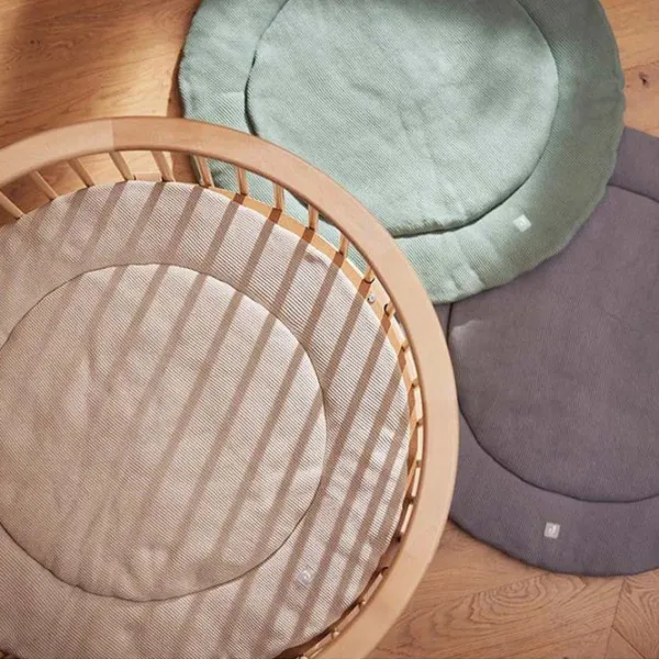 Covoraş pentru joc Jollein Basic Knit (017-537-65360) 0+/ Rotund/ Nougat photo 5