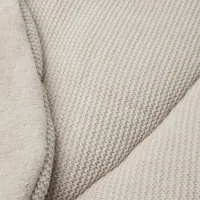Covoraş pentru joc Jollein Basic Knit (017-537-65360) 0+/ Rotund/ Nougat photo 6