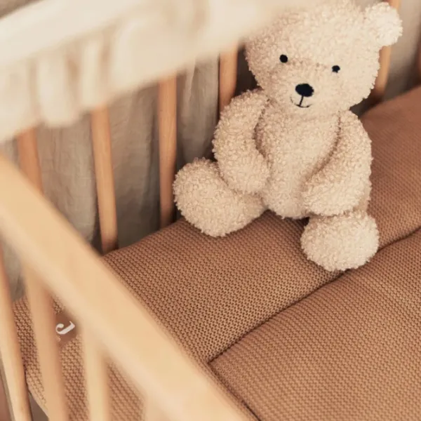 Covoraş pentru joc Jollein Basic Knit (017-513-66072) 0+/ Dreptunghiular/ Biscuit photo 2