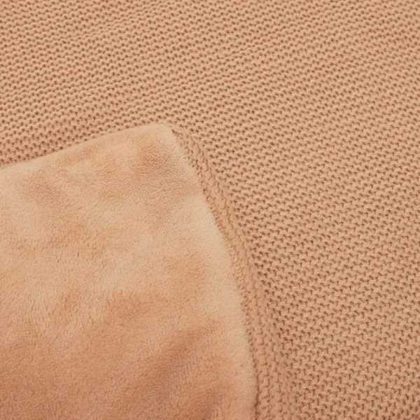 Covoraş pentru joc Jollein Basic Knit (017-513-66072) 0+/ Dreptunghiular/ Biscuit photo 5