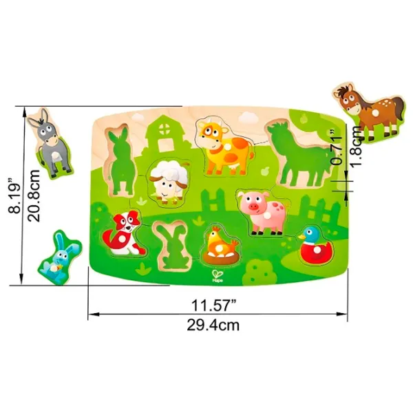 Развивающий набор Hape E1408  2+ / Разноцветный Зеленый photo 3