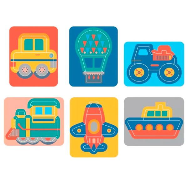 Развивающий набор Clementoni Транспорт 16718 2+ / Разноцветный Разноцветный photo 2