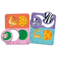 Развивающий набор Clementoni Дикие животные 16719 2+ / Разноцветный Разноцветный