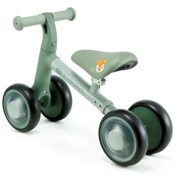 Беговел KinderKraft CUTIE FLASH 5.9"  Металл / Зеленый Черный photo 2