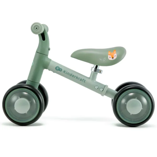 Беговел KinderKraft CUTIE FLASH 5.9"  Металл / Зеленый Черный photo 7