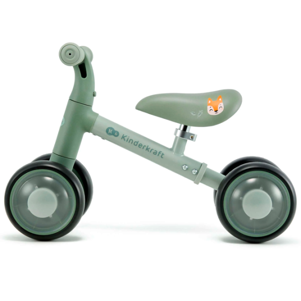 Беговел KinderKraft CUTIE FLASH 5.9"  Металл / Зеленый Черный photo 7