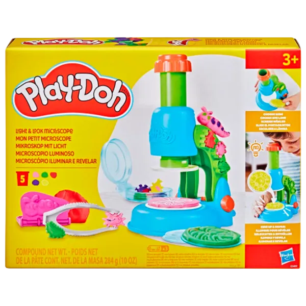 Интерактивная игрушка Play-Doh Wonder Glow Microscope G0494 3+ / Разноцветный Синий photo 1