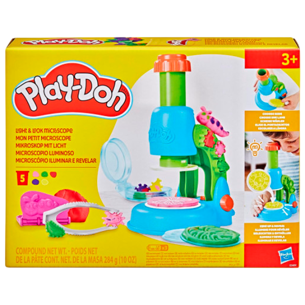 Интерактивная игрушка Play-Doh Wonder Glow Microscope G0494 3+ / Разноцветный Синий photo 1