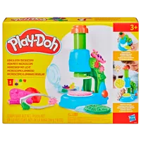 Интерактивная игрушка Play-Doh Wonder Glow Microscope G0494 3+ / Разноцветный Синий