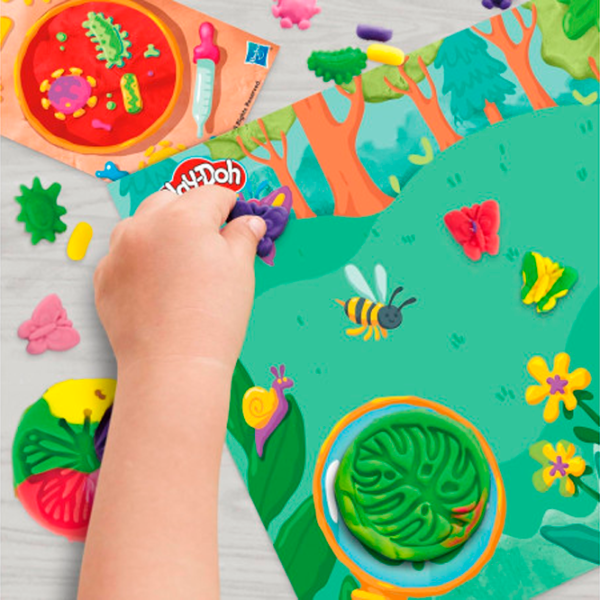 Интерактивная игрушка Play-Doh Wonder Glow Microscope G0494 3+ / Разноцветный Синий photo 9