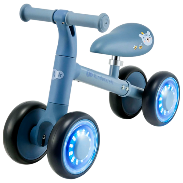 Беговел KinderKraft CUTIE FLASH 5.9"  Металл / Синий Черный photo 1