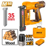 Степлер INGCO CBNLI2038 Желтый / Пластик