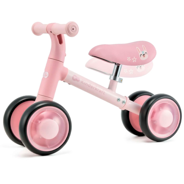 Беговел KinderKraft CUTIE FLASH 5.9"  Металл / Розовый Черный photo 4