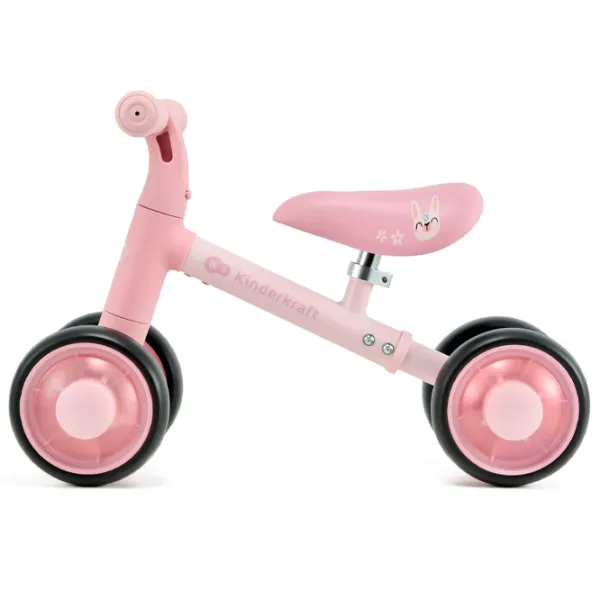 Беговел KinderKraft CUTIE FLASH 5.9"  Металл / Розовый Черный photo 7