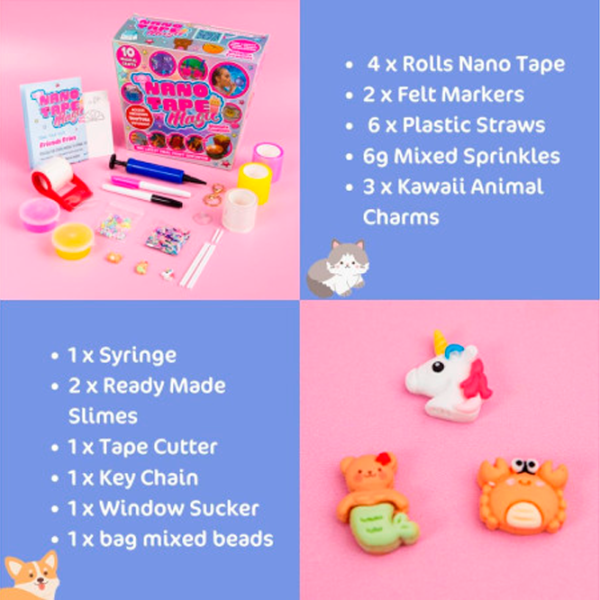 Креативный набор Nano Tape Magic Deluxe - Ultimate Creations 96208 6+ / Разноцветный Розовый photo 3