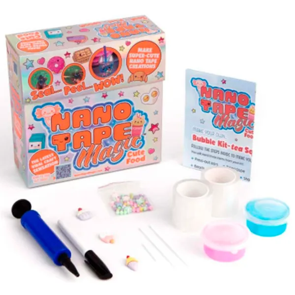Креативный набор Nano Tape Magic Classic - Cute Food 98615 6+ / Разноцветный Оранжевый photo 2