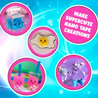 Креативный набор Nano Tape Magic Classic - Cute Food 98615 6+ / Разноцветный Оранжевый photo 3