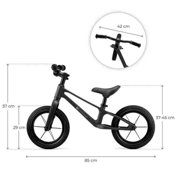 Беговел KinderKraft Eter  Полимерный / Черный Черный photo 7